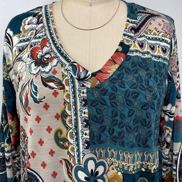 🆕 Heimish Long Sleeve Top Soft Light Multi Color Sweat - Picture 2 of 11